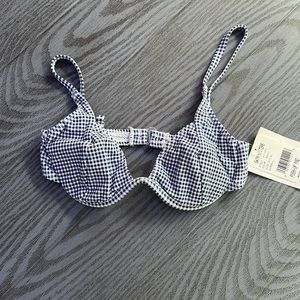 Gingham Bikini Top - NWT 🌴🌴🌴